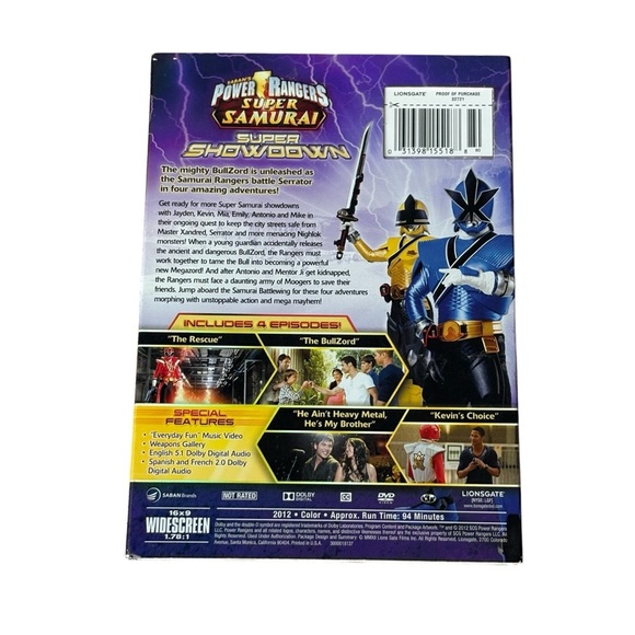 Power Rangers Super Samurai Super Showdown Volume 2 DVD - Picture 2 of 5